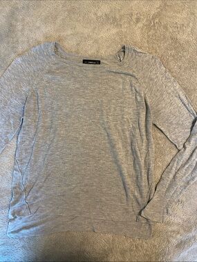 Zara Women Light Heather Gray Cardigan 1509/103